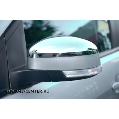 Накладки на зеркала (нерж.сталь) Ford Focus II/III (2008-) бренд – Omtec (Omsaline) главное фото